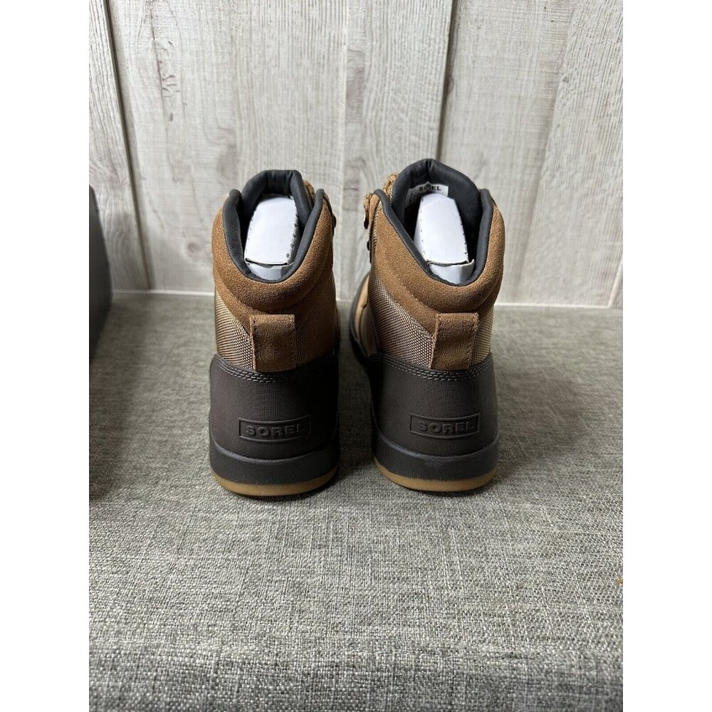 Sorel Ankeny II Hiker WP Mens Casual WP Insulated Boots Velvet Tan/Black Size 9 - Picture 3 of 9